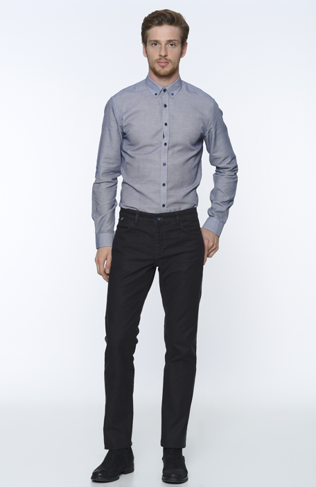 

GEORGE HOGG Shirt, Navy blue