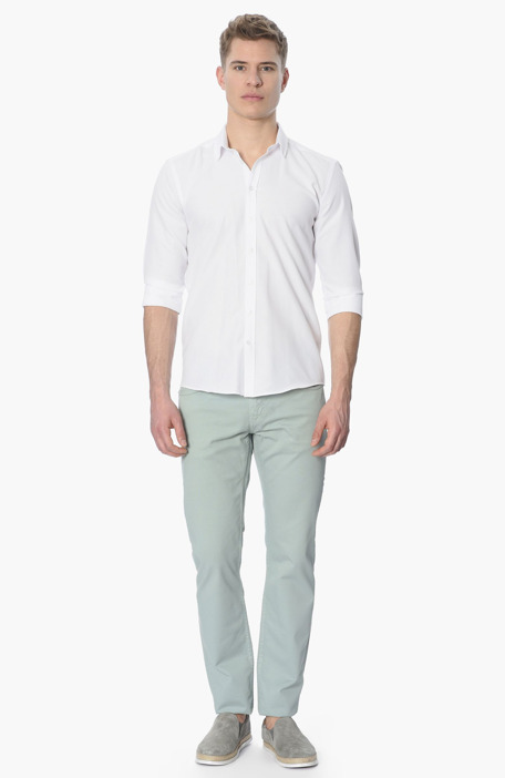 

GEORGE HOGG Trousers, Mint green