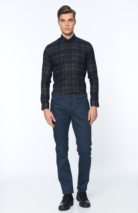 

GEORGE HOGG Shirt, Navy blue