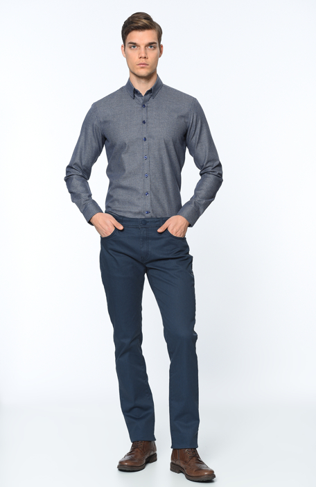

GEORGE HOGG Shirt, Navy blue