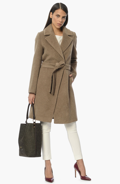 

NETWORK Overcoat, Brown