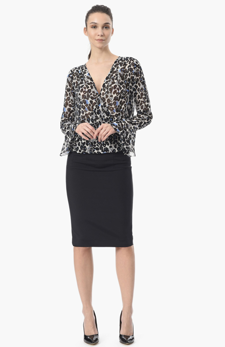 

NETWORK Blouse, Siyah saks