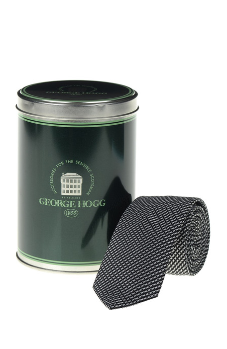 

GEORGE HOGG Tie & Bow Tie, Anthracite