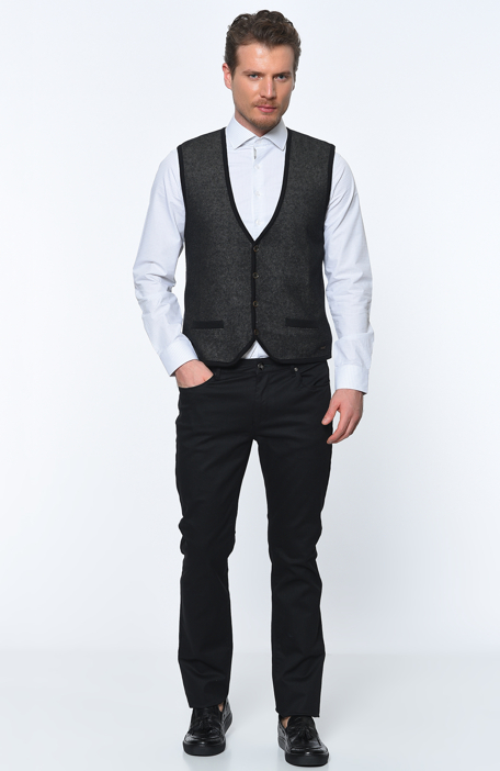 

GEORGE HOGG Trousers, Black