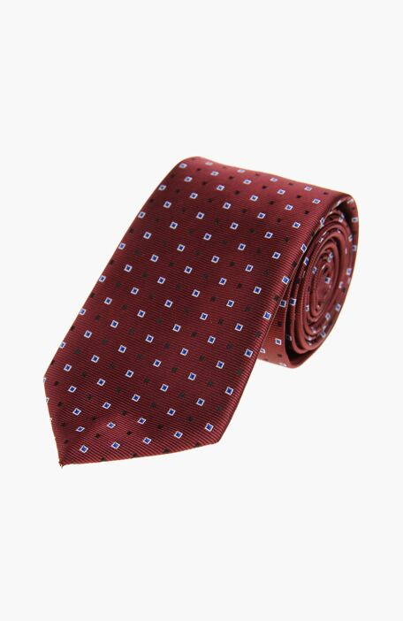 

GEORGE HOGG Tie & Bow Tie, Claret red