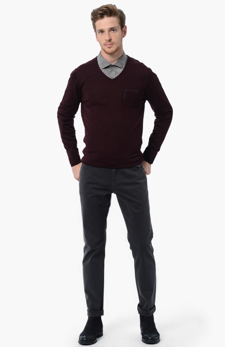 

NETWORK Jumper & Sweater, Claret red