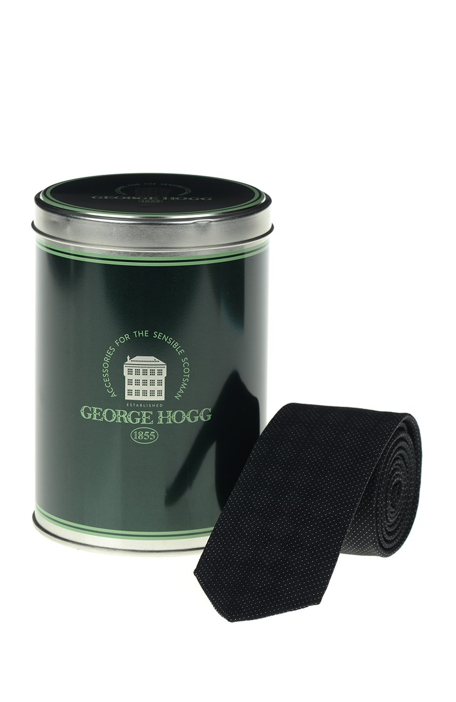 

GEORGE HOGG Tie & Bow Tie, Anthracite