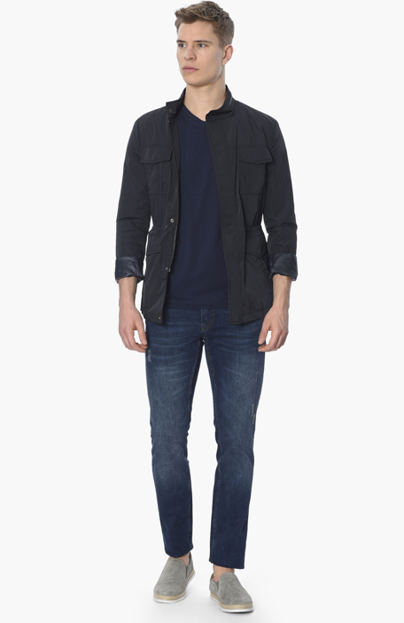 

GEORGE HOGG Trousers, Navy blue