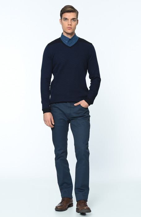 

GEORGE HOGG Jumper & Sweater, Navy blue