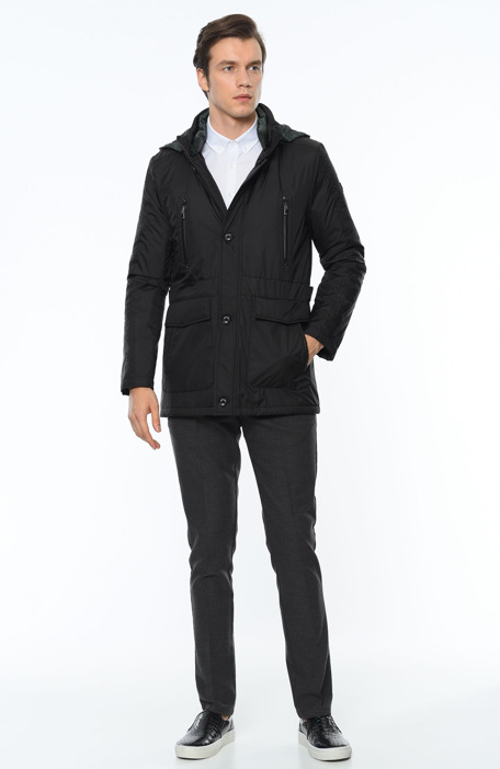 

GEORGE HOGG Coat, Black