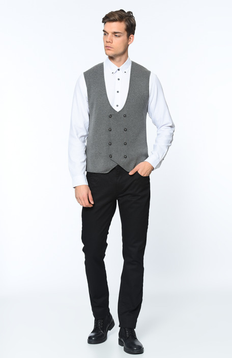 

GEORGE HOGG Jacket & Vest, Grey