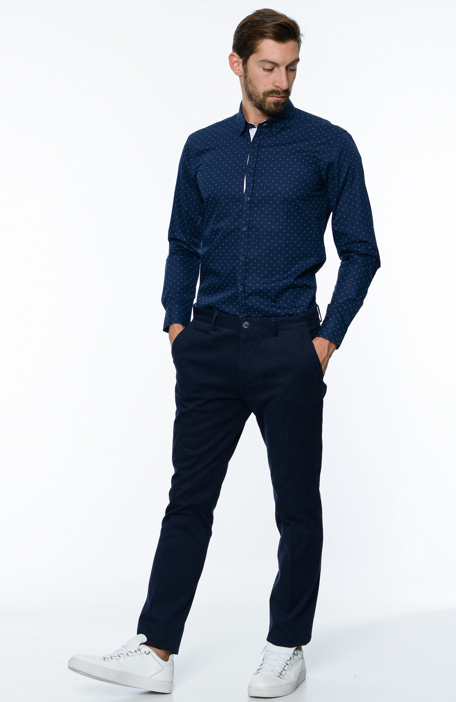 

GEORGE HOGG Trousers, Navy blue