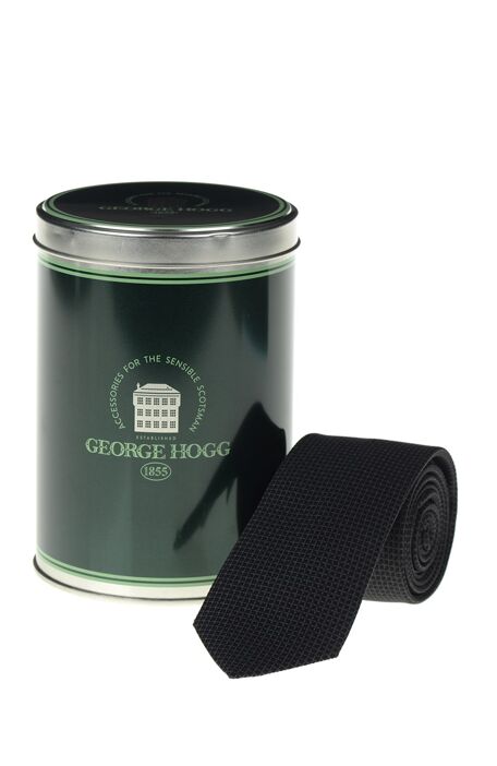 

GEORGE HOGG Tie & Bow Tie, Black