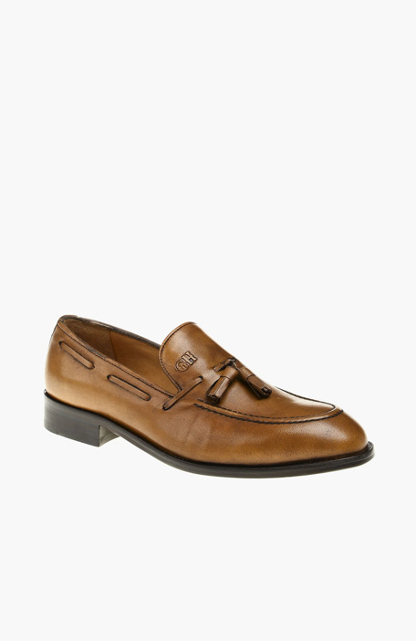 

GEORGE HOGG Oxford & Loafer Shoes, Tobacco