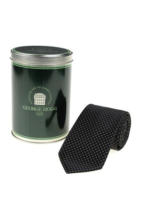 

GEORGE HOGG Tie & Bow Tie, Black