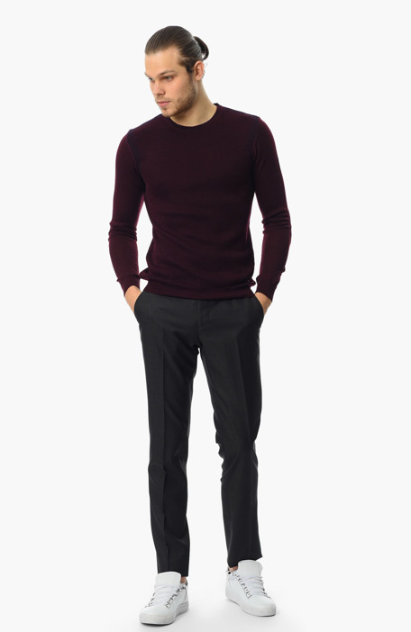 

GEORGE HOGG Jumper & Sweater, Claret red