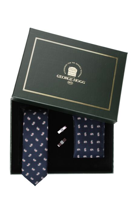

GEORGE HOGG Tie & Bow Tie, Navy blue
