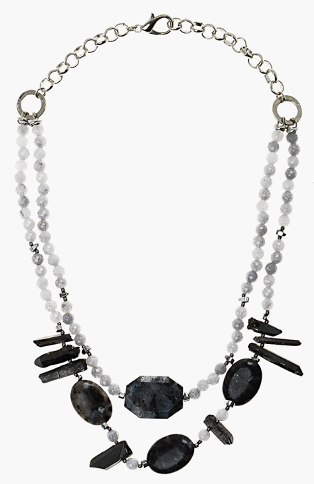 

NETWORK Necklace, Grey