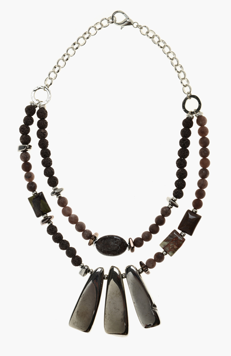 

NETWORK Necklace, Brown