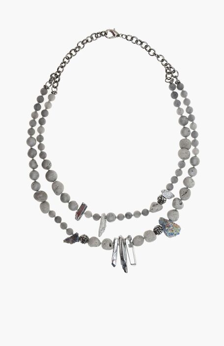 

NETWORK Necklace, Grey